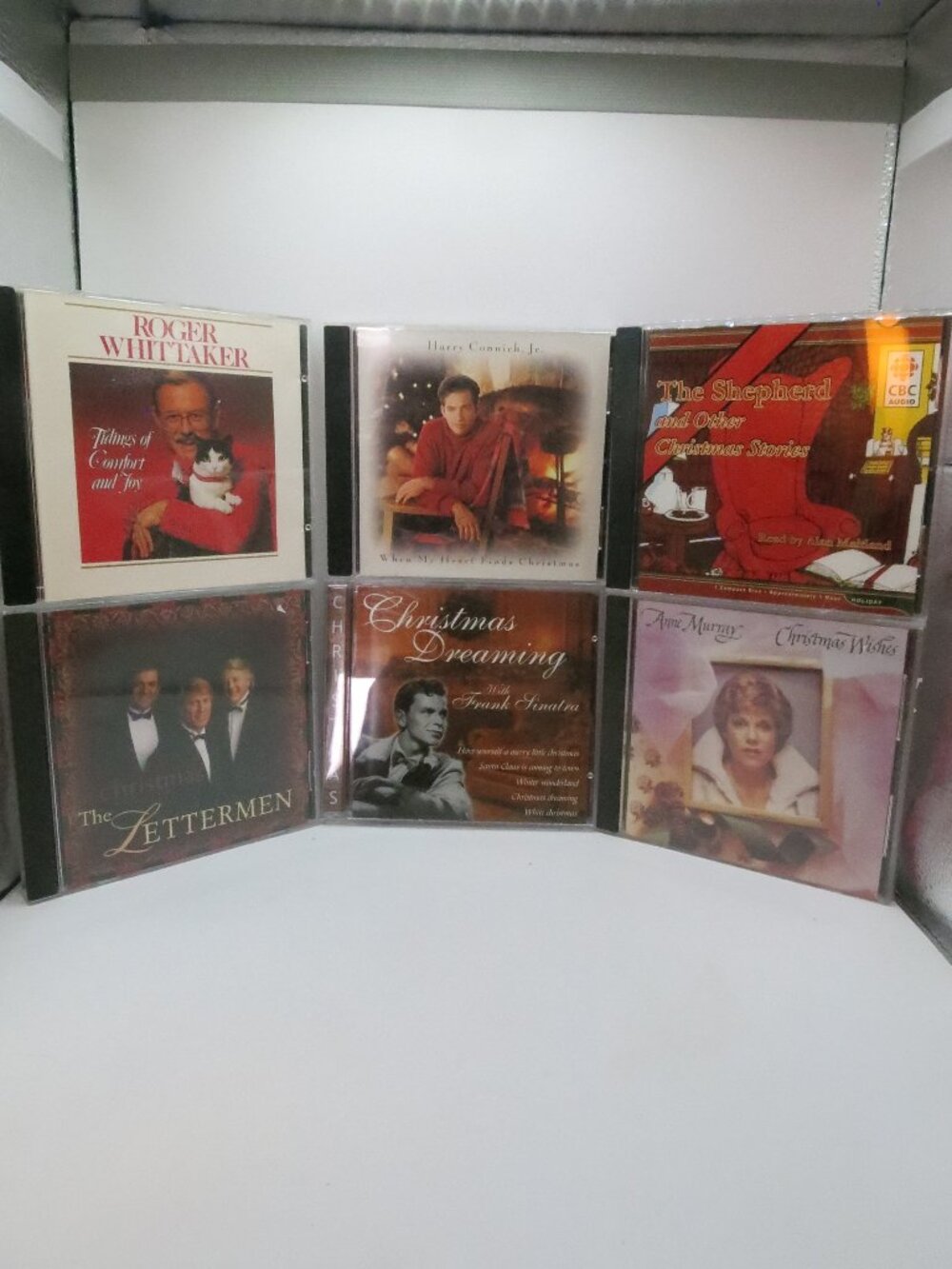 Lot of 6 Traditional Christmas & CBC Stories CD's Sinatra, Anne Murray Whitakker